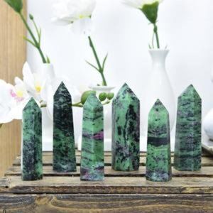 Ruby in Zoisite Tower | Genuine Ruby in Zoisite